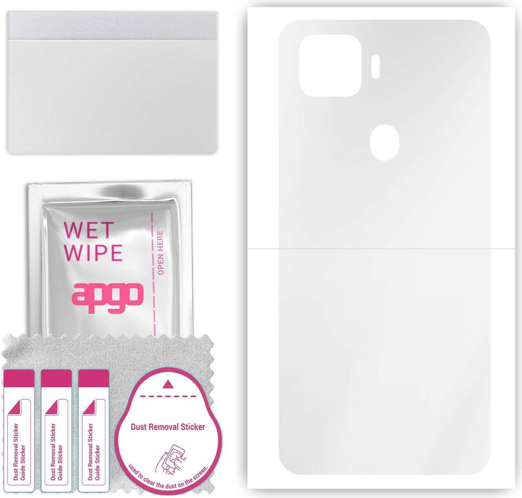 apgo Rückseite Schutzfolie, klar, kompatibel mit ZTE Blade X1 5G, Hinten Hydrogel-Displayschutzfolie mit Positionierhilfe, kratzfest, einfache Mon...