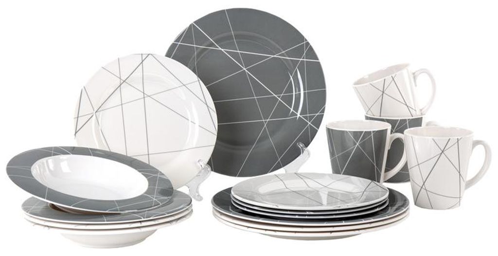Melamin-Geschirrset Rönne - 16-teilig Produktbild 