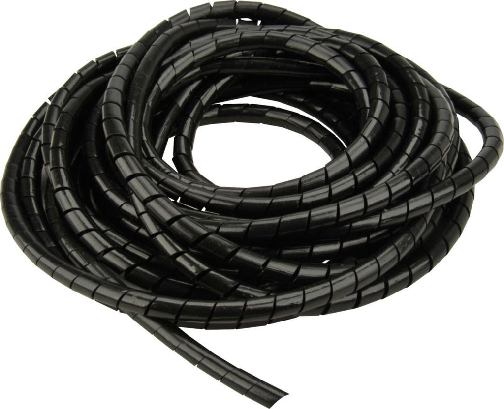 UNITEC Spiralschlauch 6mm 10m schwarz