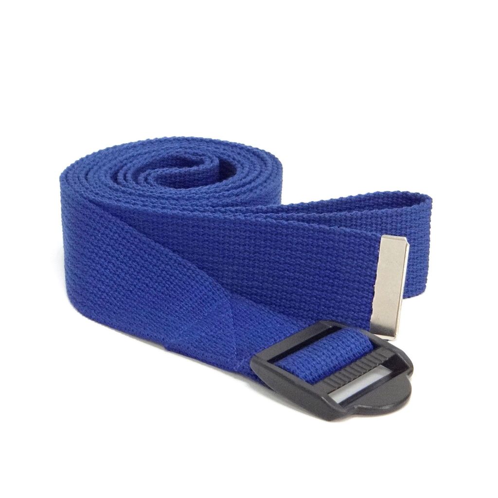 Sport-Thieme Yoga-Gurt "Baumwolle", Blau