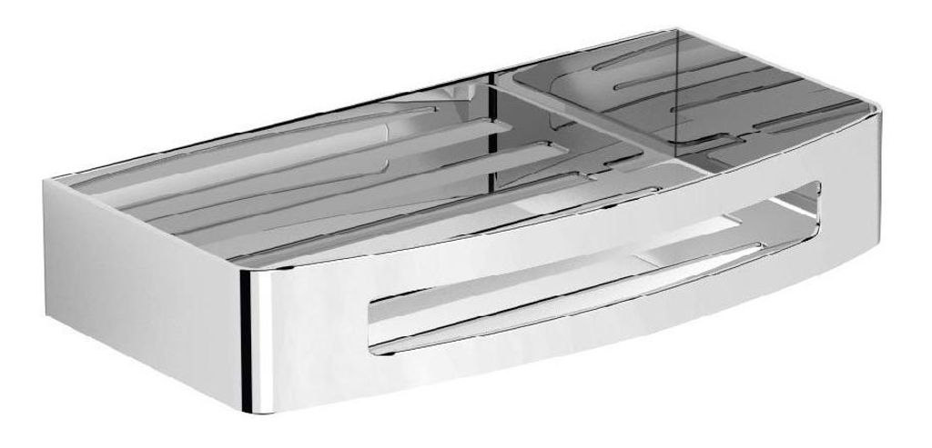 Gedy SMART Duschablage, 300x45x128mm, polierter Edelstahl Produktbild 