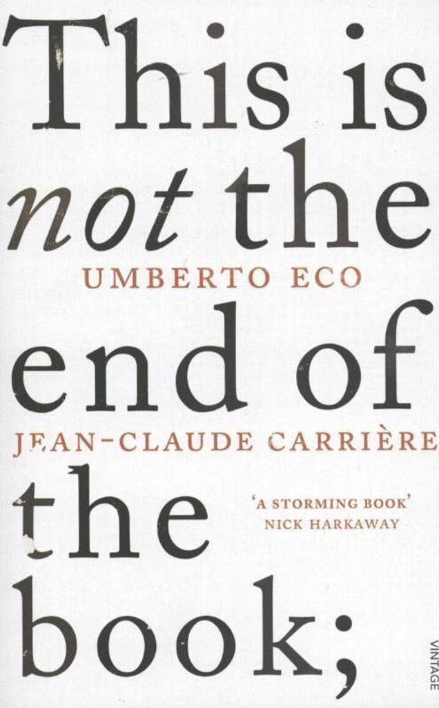 This is Not the End of the Book