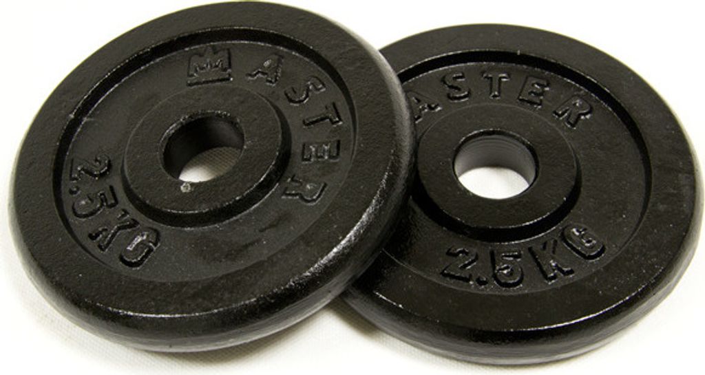 MASTER-Scheibe 2,5 kg Metall (Paar) Produktbild 
