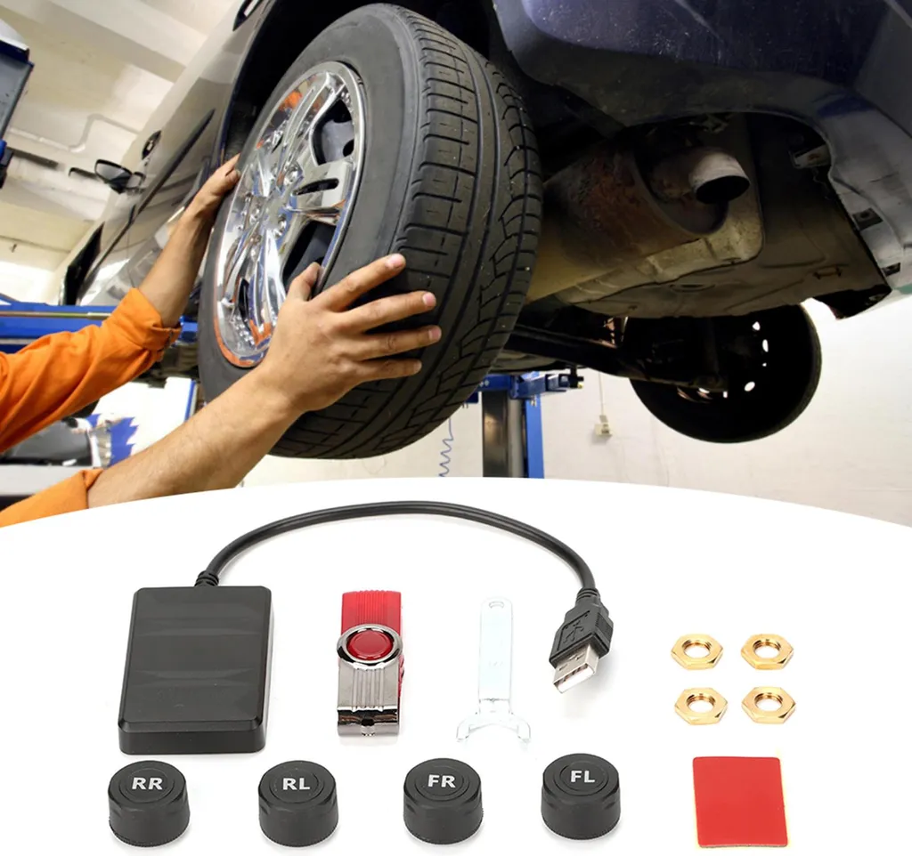 TPMS Android USB avec Alarme Automatique et Capteurs de Pression Externes - 4