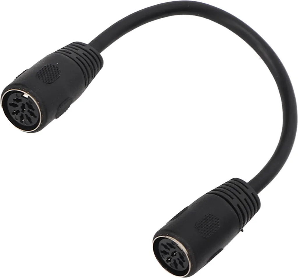 Cavo DIN 8 Pin 0,2m Rame Puro PVC Adattatore Audio per AV Hi-Fi - 4