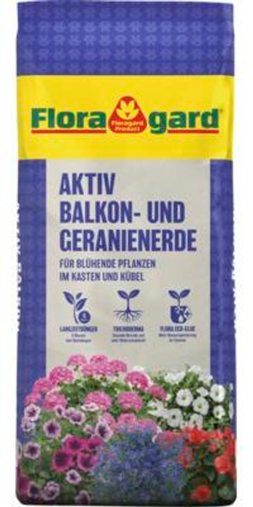 Balkon- & Geranienerde Floragard 18 L