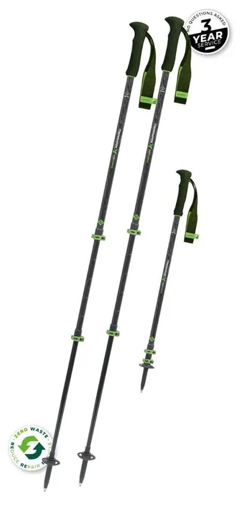 Bâtons Komperdell Carbon Evo Zero pour randonnée longue distance et Trek