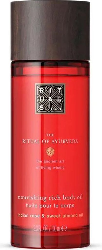 Rituals Ayurveda Nourishing Rich Body Oil Indian Rose & Sweet Almond Oil 100 ml