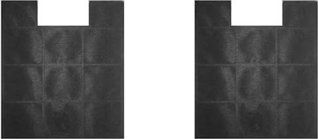 Aktivkohlefilter - Ersatz-Kohlefilter zu Amica KF 17147 - für Dunstabzugshauben mit Umluftbetrieb - 2 Stück