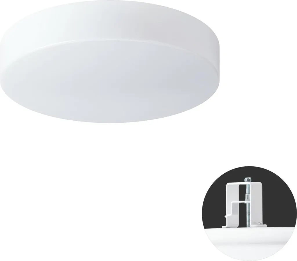 Applique hublot LED 18W étanche IP44 luminaire blanc rond Osmont