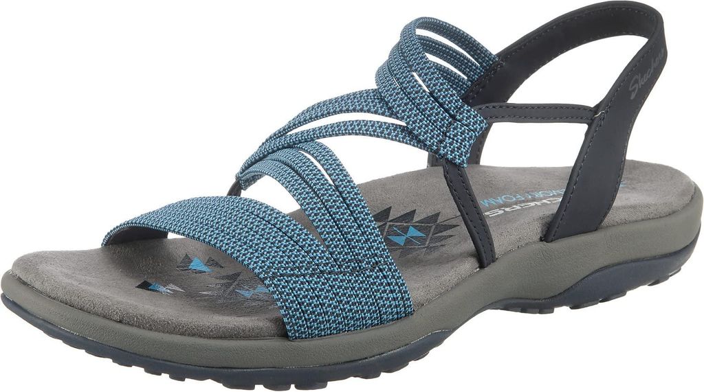 Skechers Raggae Slim Sandalen, blauw Productafbeelding 