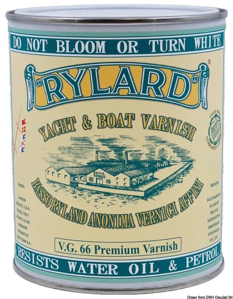 Vernis transparent haute résistance UV Rylard VG66 pour le bois