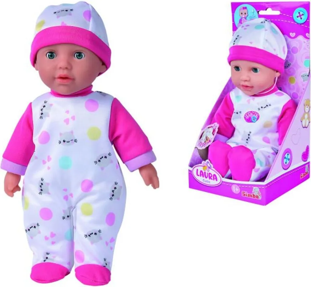 12x Laura Cutie Poupée à Corps Mou avec Vêtements pour Enfant et Bébé