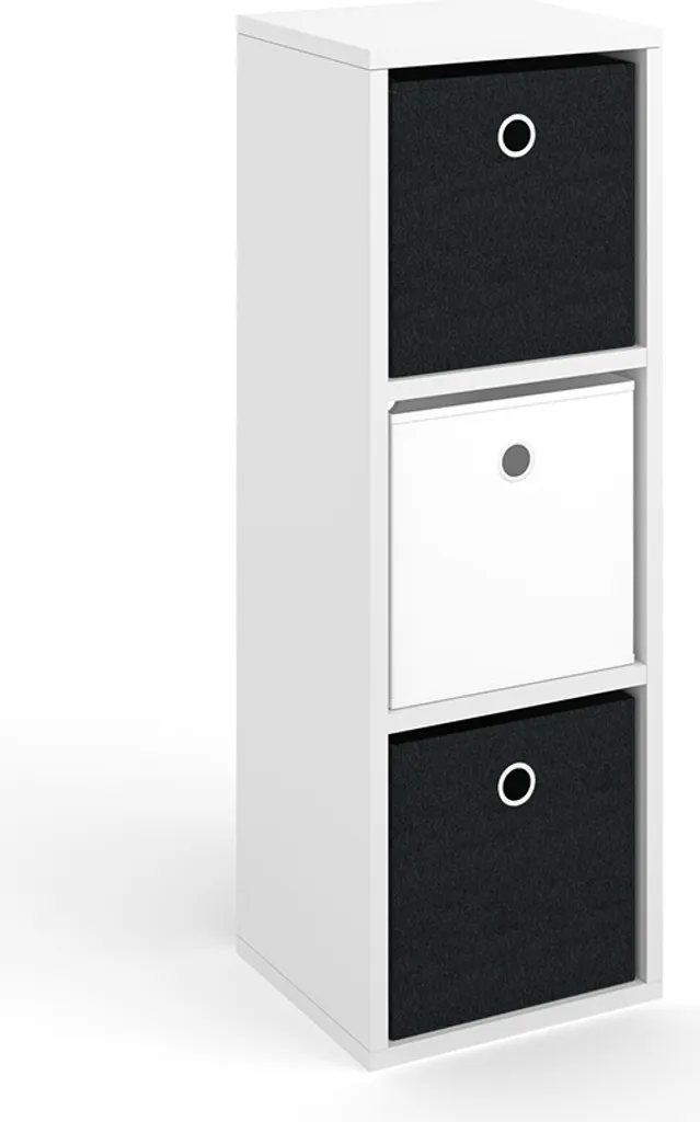 Meuble de rangement étroit Vicco Hylda Blanc : fini le désordre ! 82cm