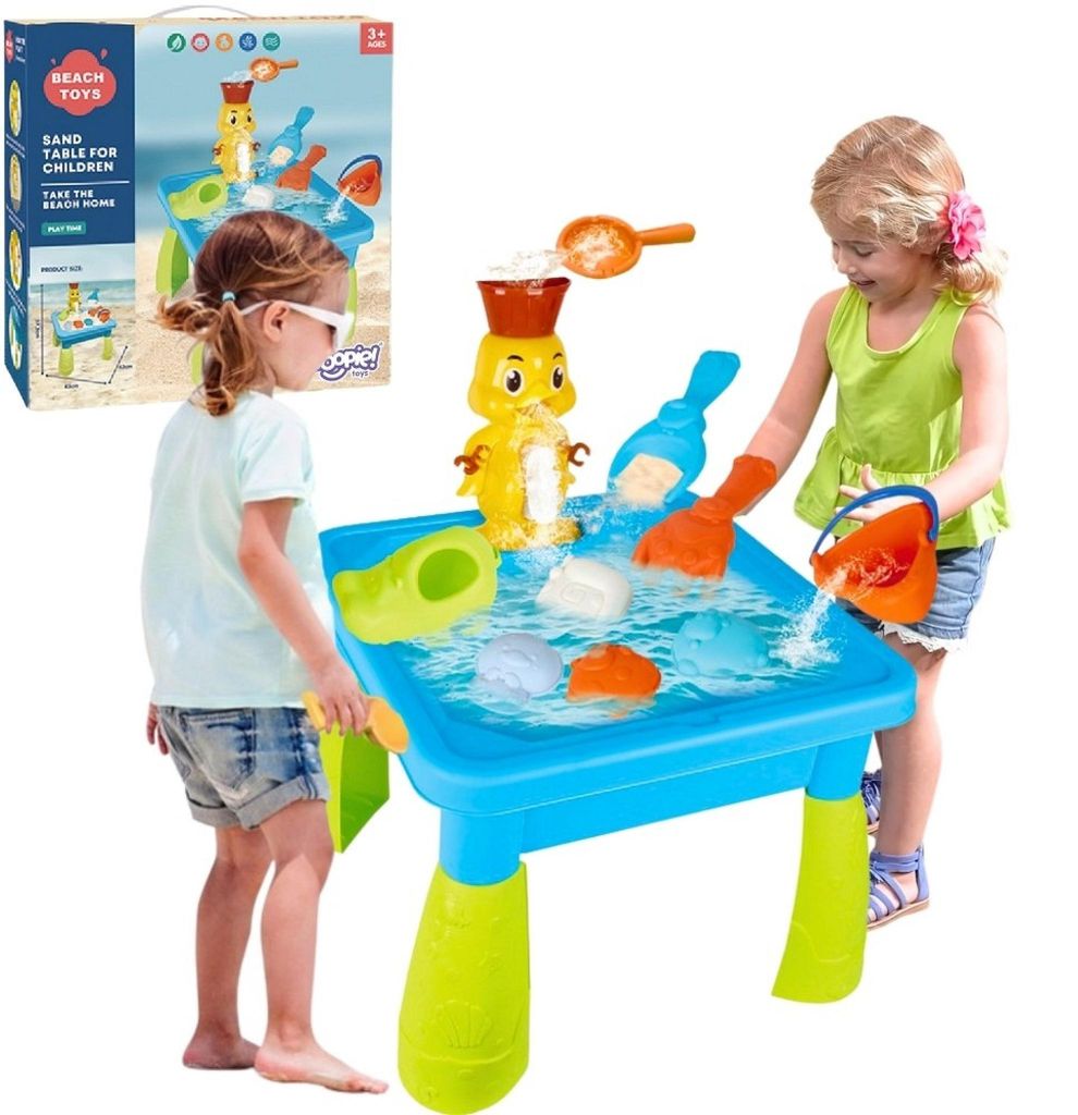 WOOPIE: Tavolino gioco 2 in 1, con vaschetta per l'acqua e Immagine del prodotto 