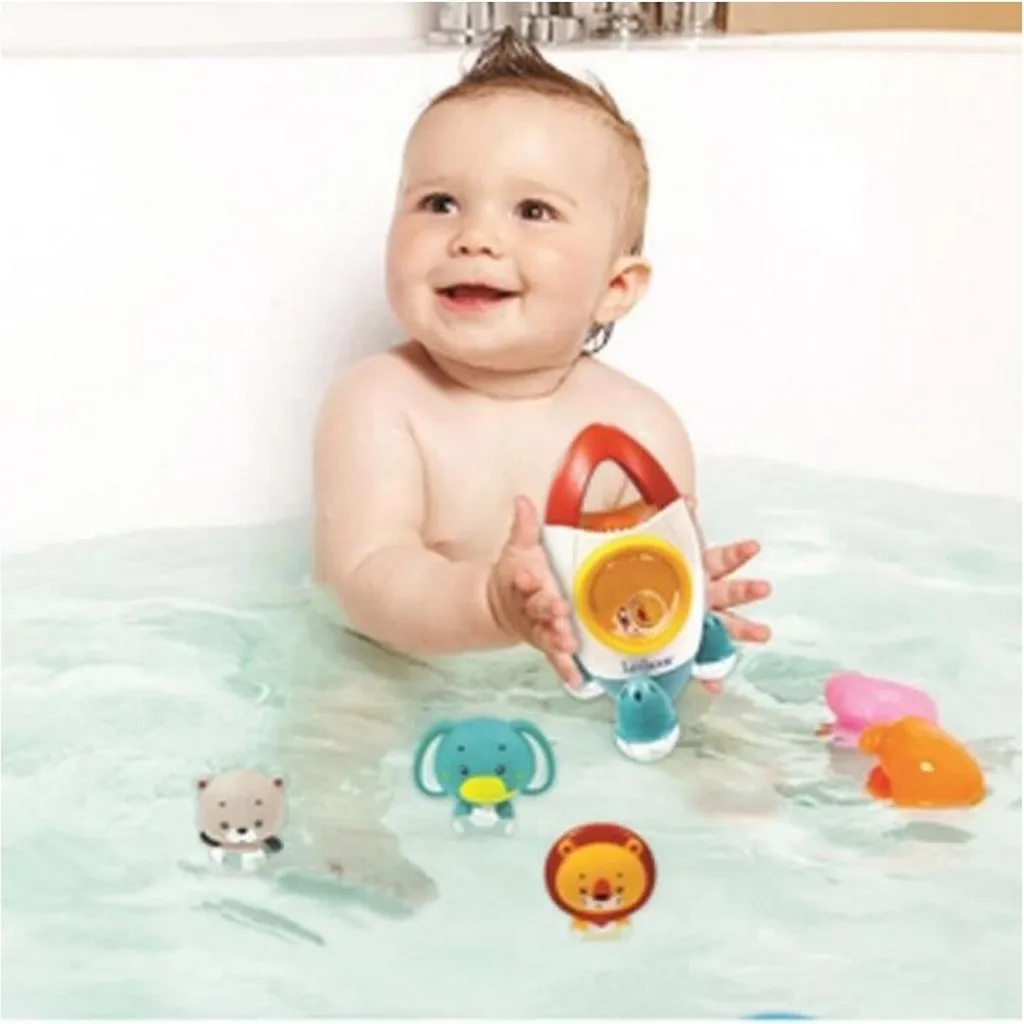 Jouets de bain pour bébé Lexibook pack de 4 figurines aquatiques