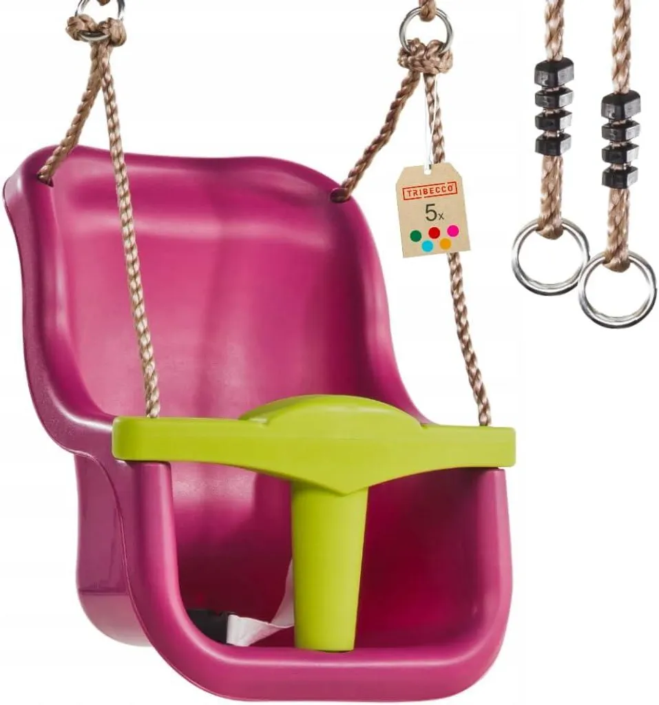Altalena TRIBECCO per Bimbi | Rosa Erica | Top Sicurezza e Portata 50kg