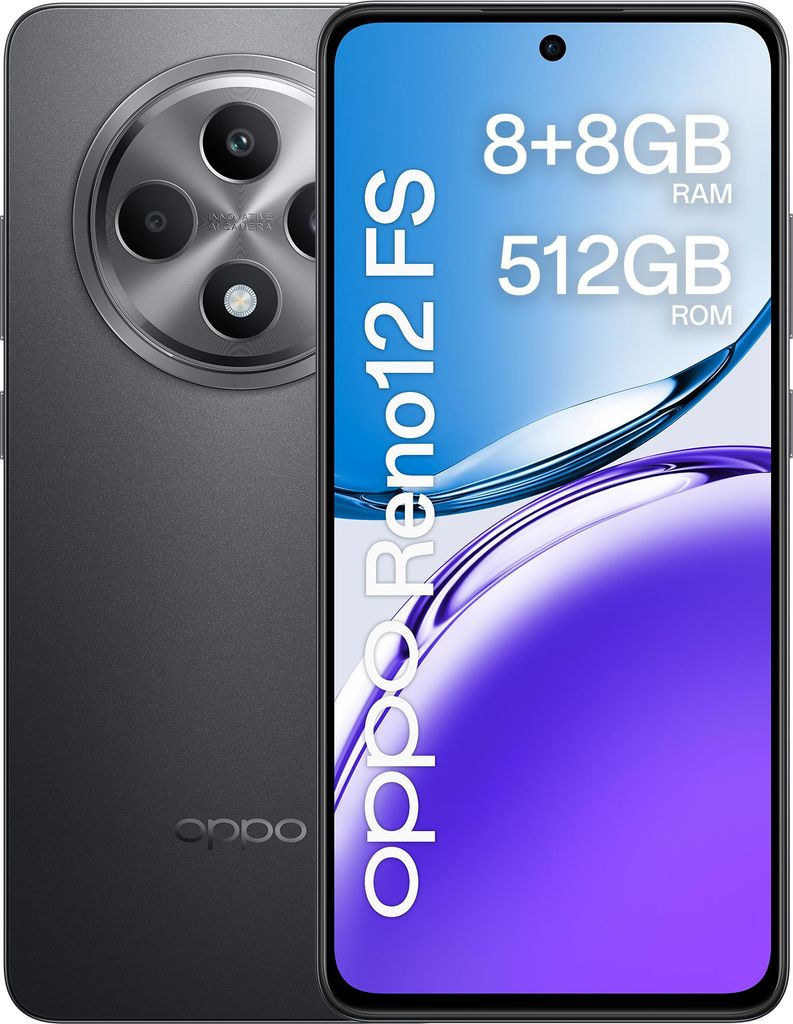 Oppo Reno12 FS 4G, 16,9 cm (6.67"), 8 GB, 512 GB, 50 MP, Produktbild 