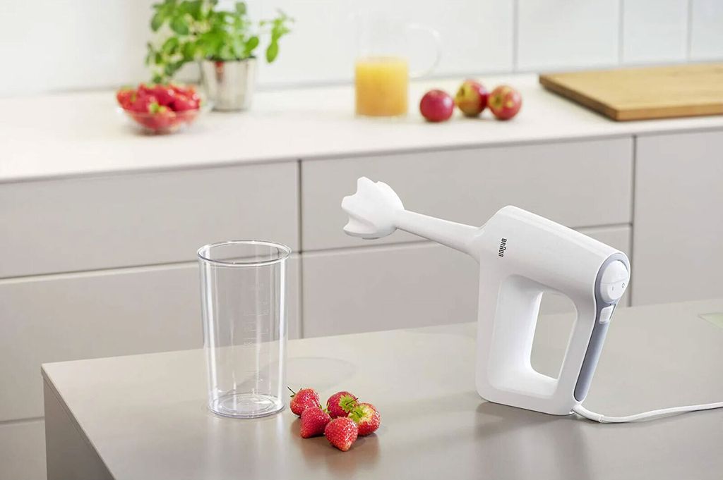 BRAUN Handmixer HM 3135 Mixfuß Zerkleinerer 500 W weiß Produktbild 29