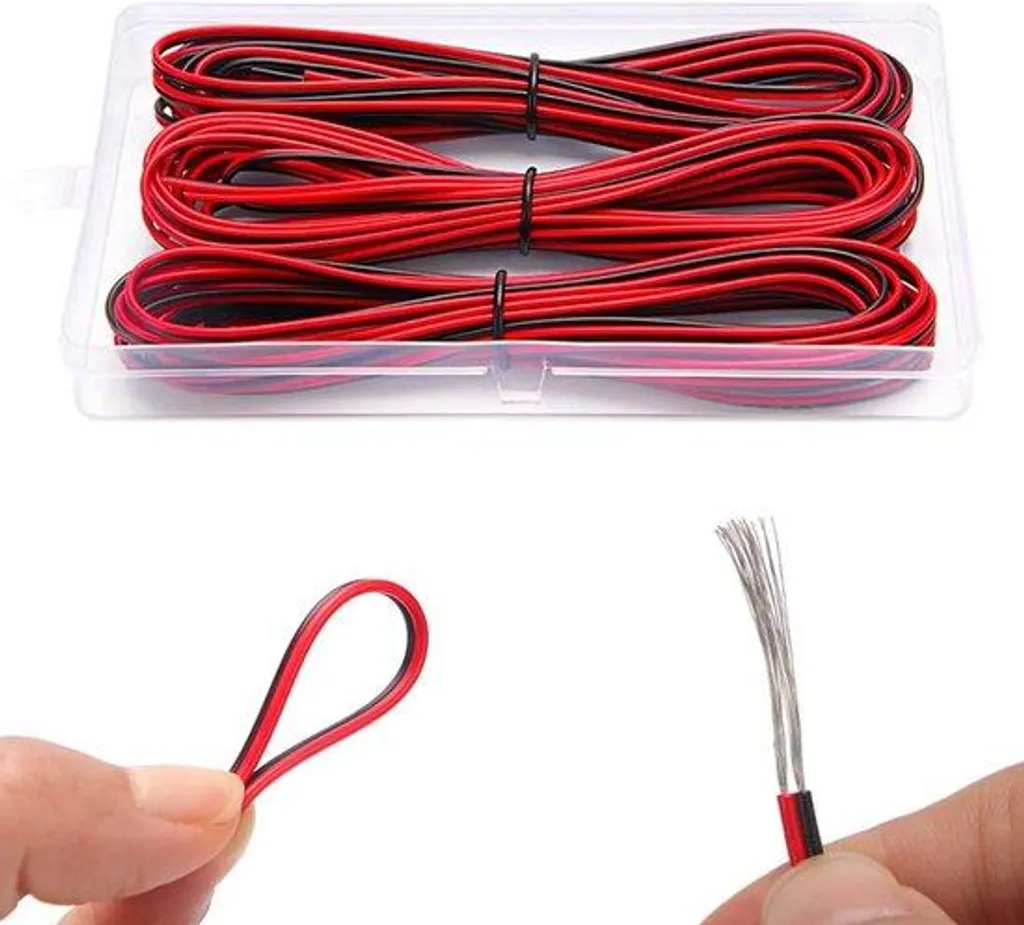 Câble de connexion 15 mètres pour installation de ruban LED et guirlande