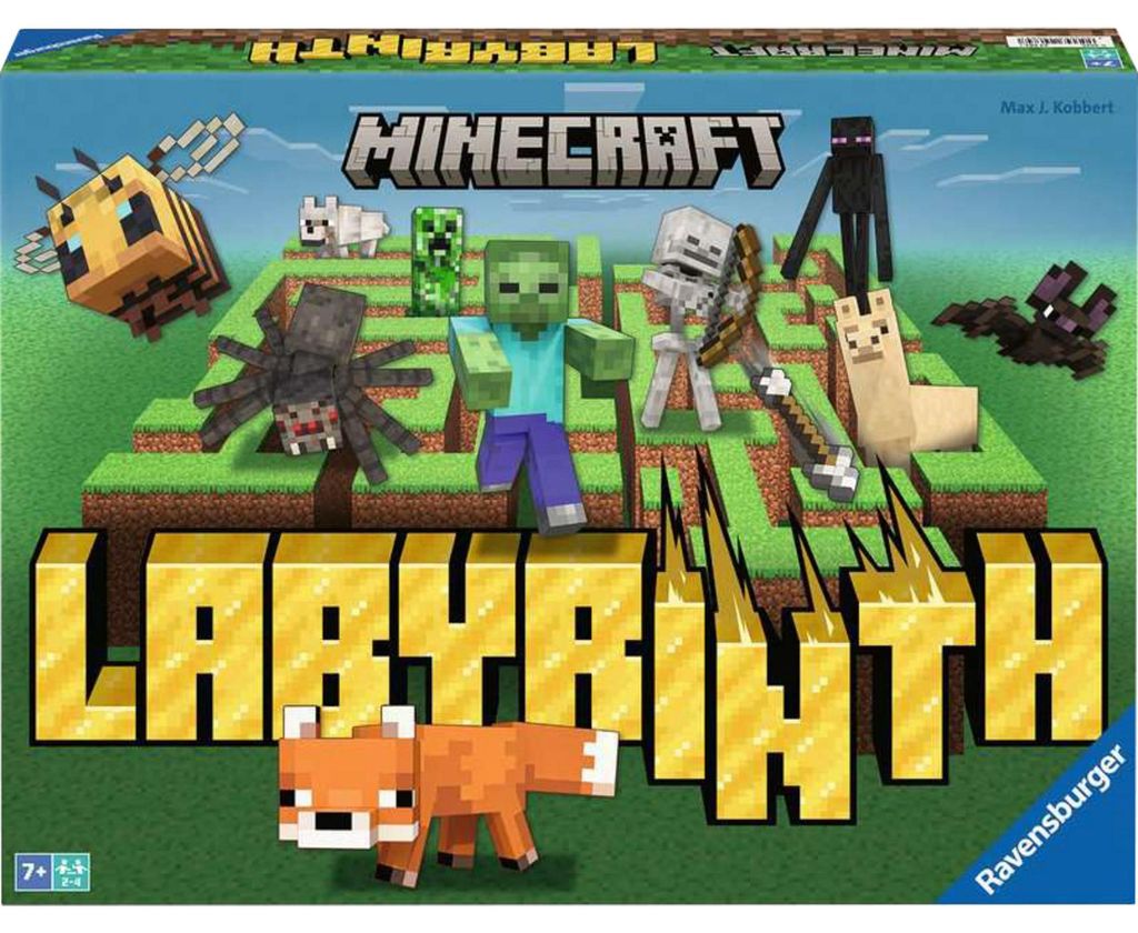 Planszowa Gra Labirynt Minecraft dla 2-4 Graczy, 7+, Czas Image du produit 