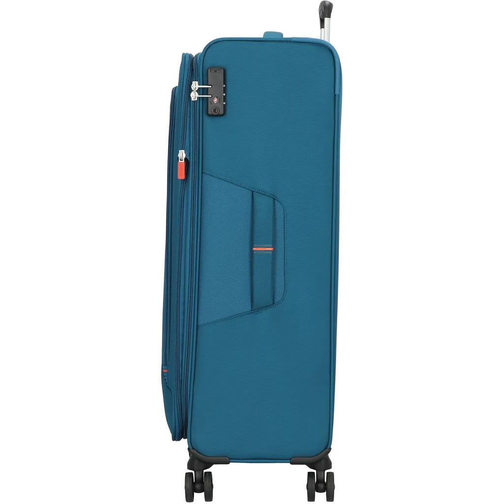 Valise Grande Taille Souple Crosstrack Spinner 79cm Extensible Navy - 9