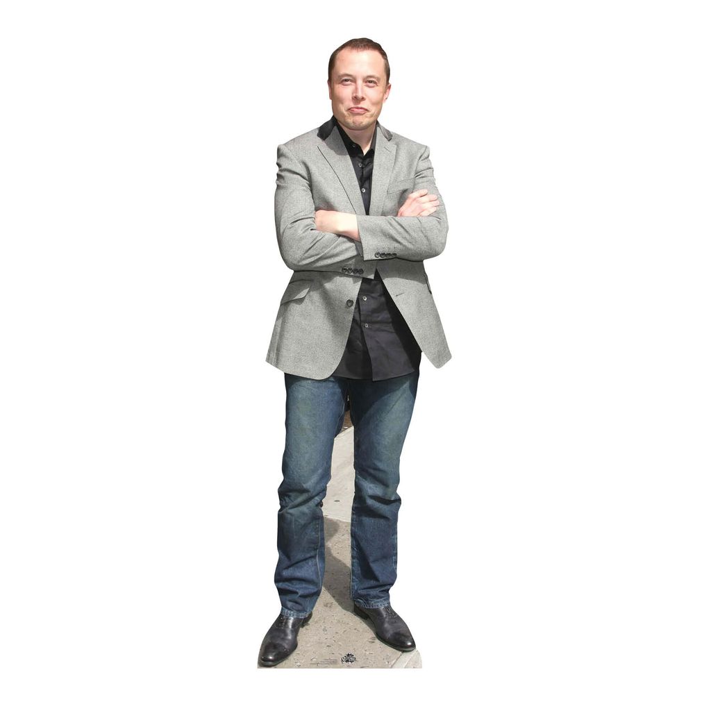Elon Musk - Pappaufsteller Standy - 58x188 cm Produktbild 
