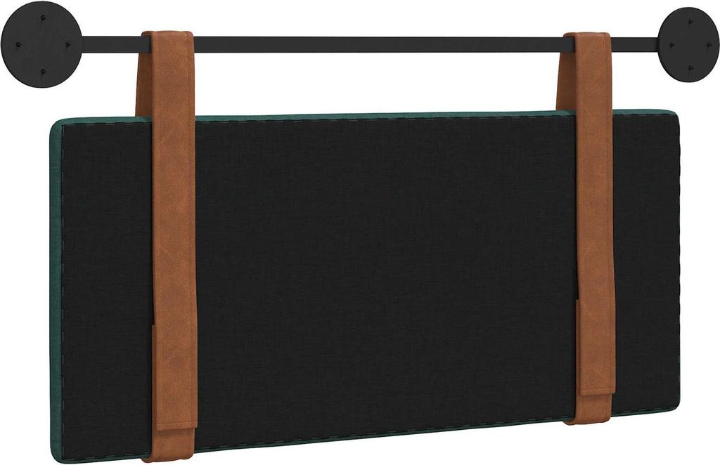 vidaXL Hängevorderseite Uni Dunkelgrün 90 x 55 x 5 cm Antikes PU
