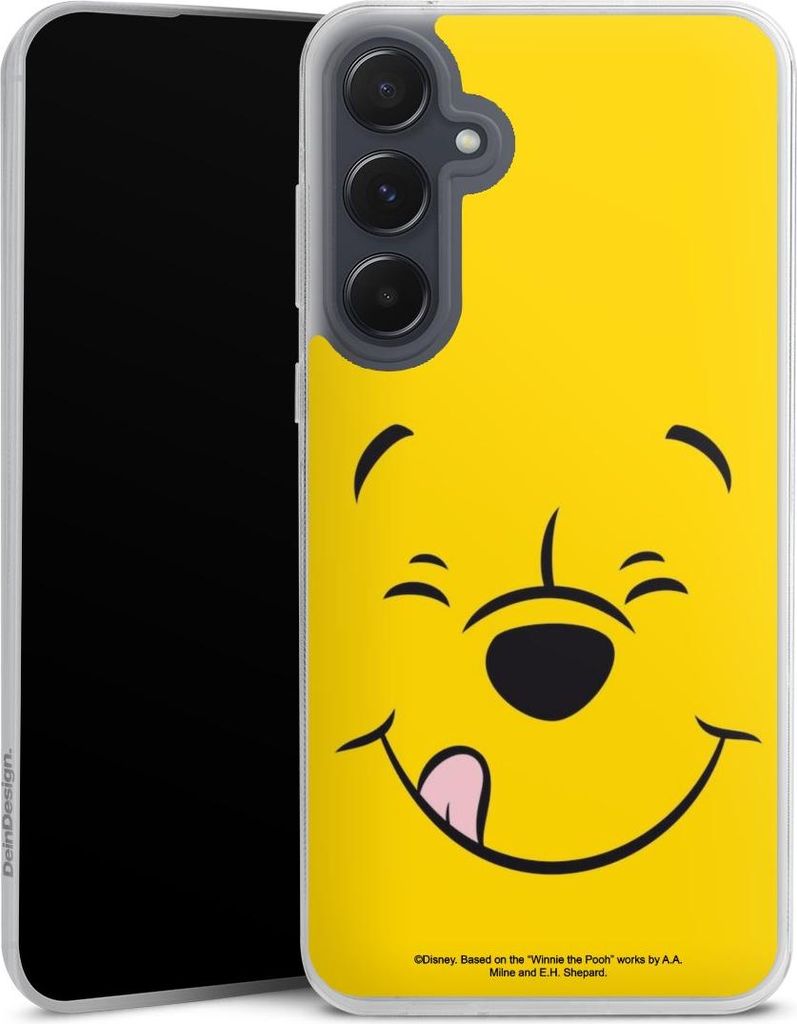 DeinDesign Slim Hülle für Samsung Galaxy A55 5G Silikon Case Ultra Dünn Handyhülle Disney Offizielles Lizenzprodukt Winnie Puuh