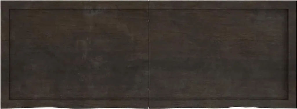 Ripiano Muro Rovere Massello 140x50cm - Mensola Marrone Scuro vidaXL
