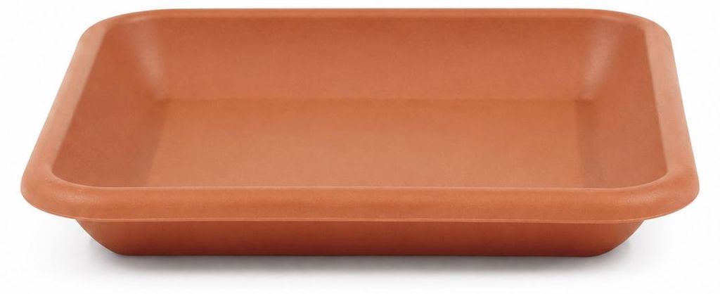 Podstawka pod doniczkę z terakoty Jana 17 x 17 cm - Zdjęcie produktu  Obraz wygenerowany przez AI