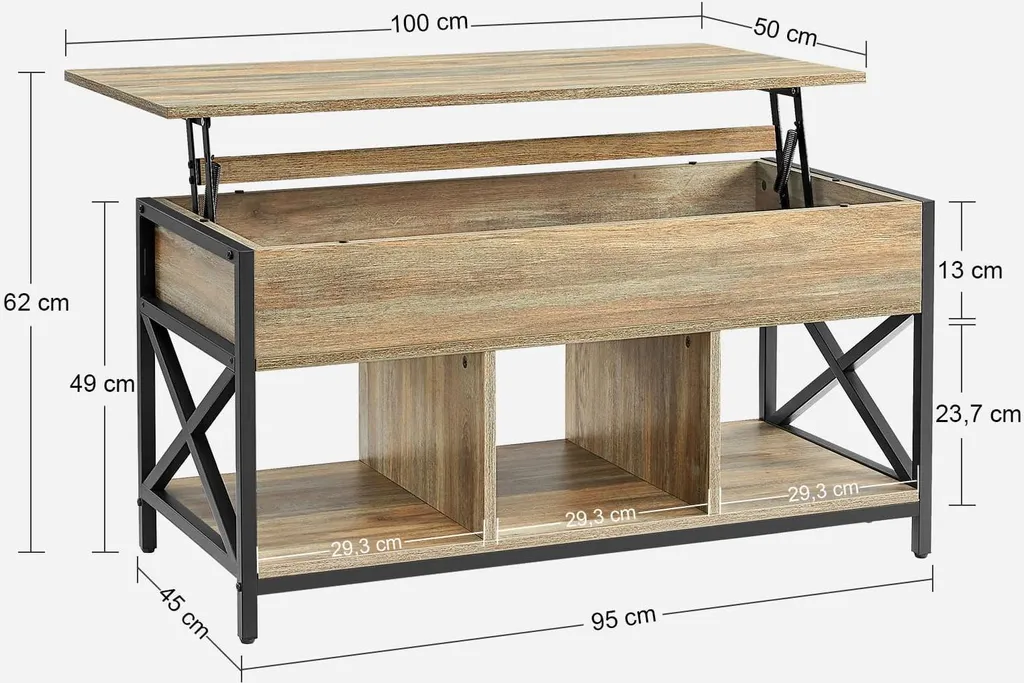 Table basse de salon chêne clair Valora pour une ambiance chaleureuse