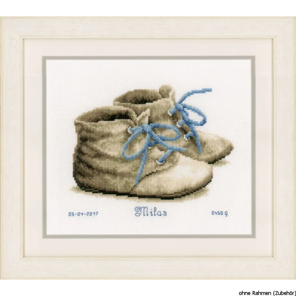 Créez un cadeau de naissance unique avec le kit broderie Bébé marche