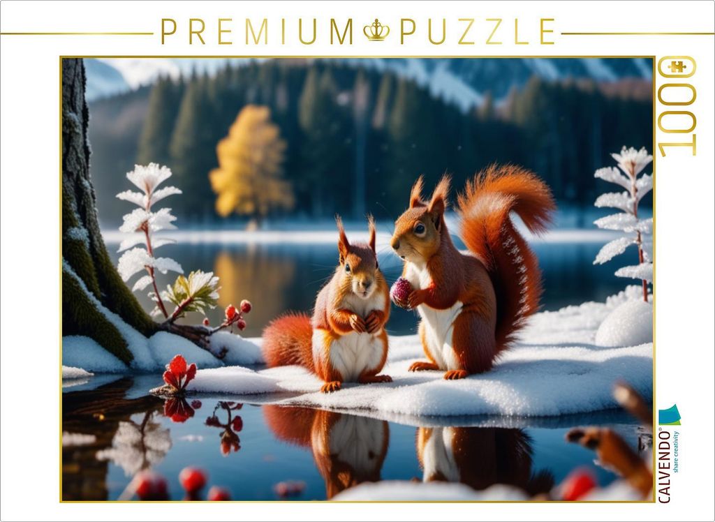 CALVENDO Puzzle Zauberhafte Kälte | 1000 Teile Lege-Größe 64x48cm Foto-Puzzle für glückliche Stunden