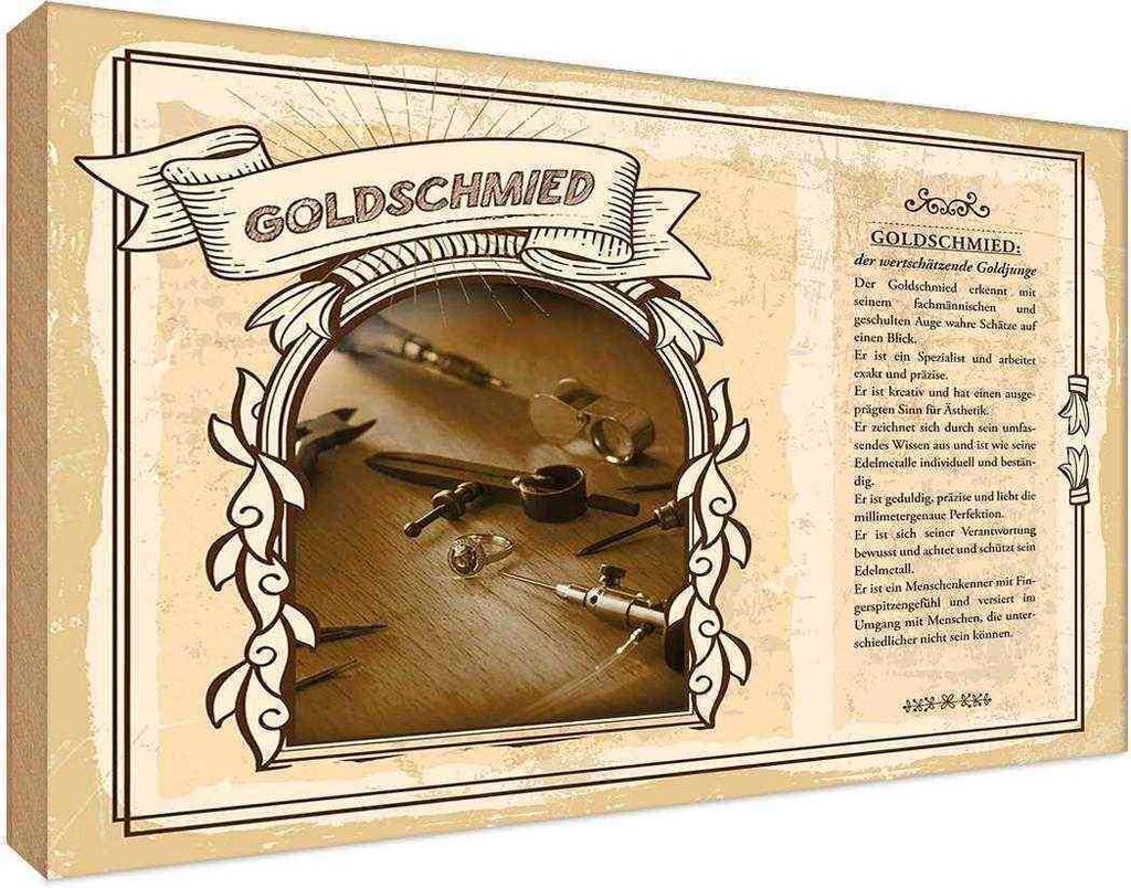 vianmo Holzschild 20x30 cm Goldschmied Beruf Arbeit