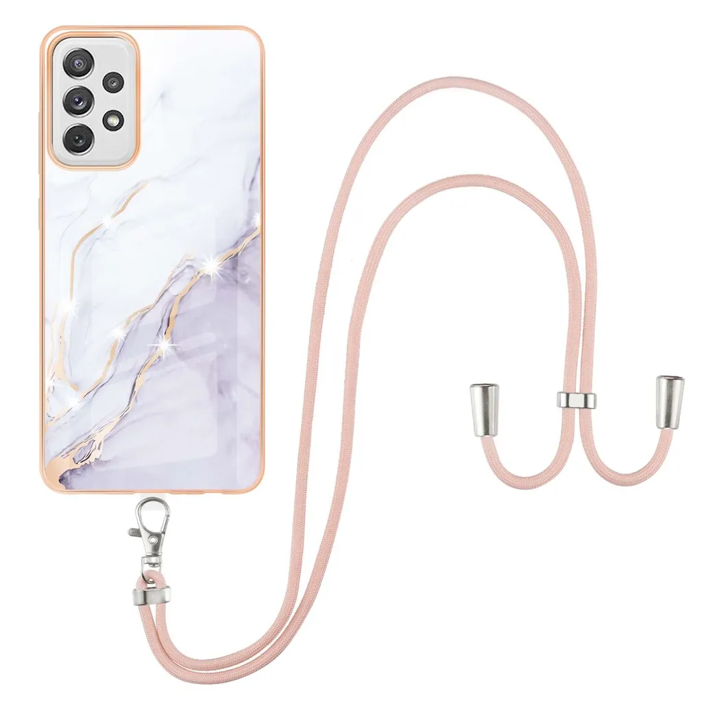Custodia TPU Samsung A72 con Cordino - Protezione Urti e Cadute