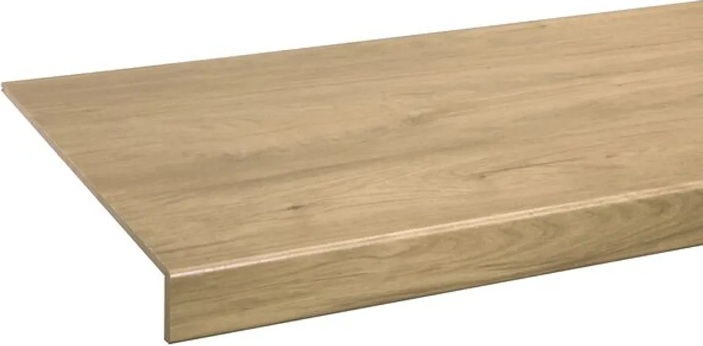 Marchepied HDF chêne truffe 130 x 38 cm : stop aux marches usées