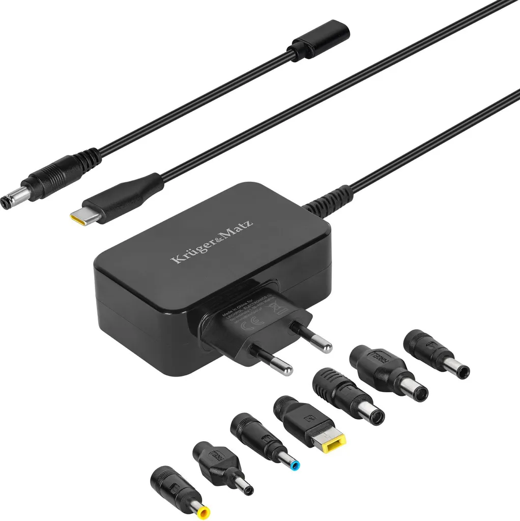 Chargeur PC Portable Universel 65W USB-C Idéal pour le Télétravail