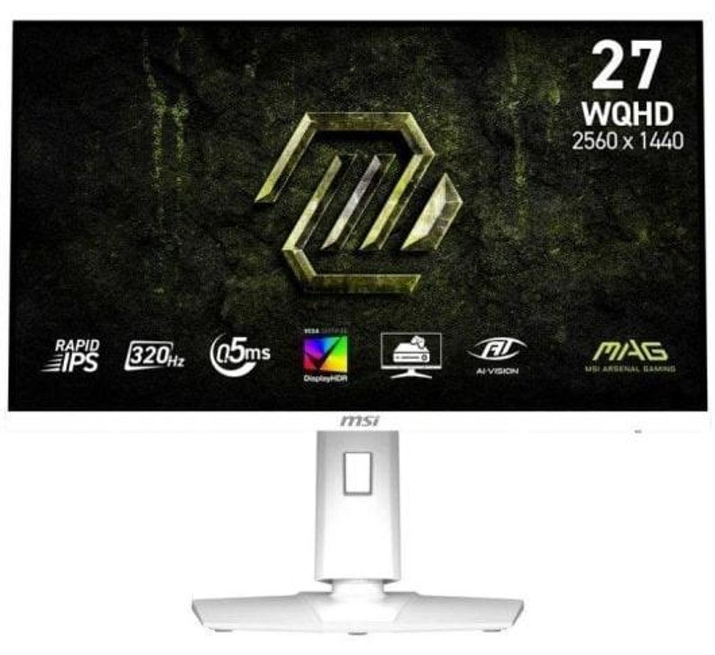 Monitor MSI MAG 274QRFW X3212 da 27" WQHD a 320 Hz, IPS, Immagine del prodotto 