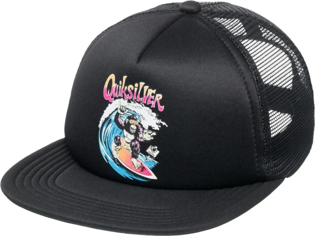Snapback Quiksilver Romper Trucker Nero - Abbigliamento Skate Ragazzo