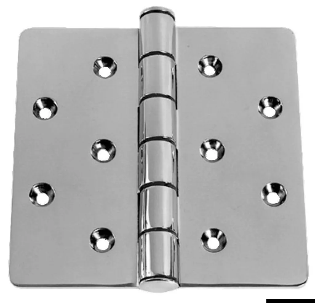 Charnière inox AISI 316 anti-rouille 152 mm - Solution milieu corrosif