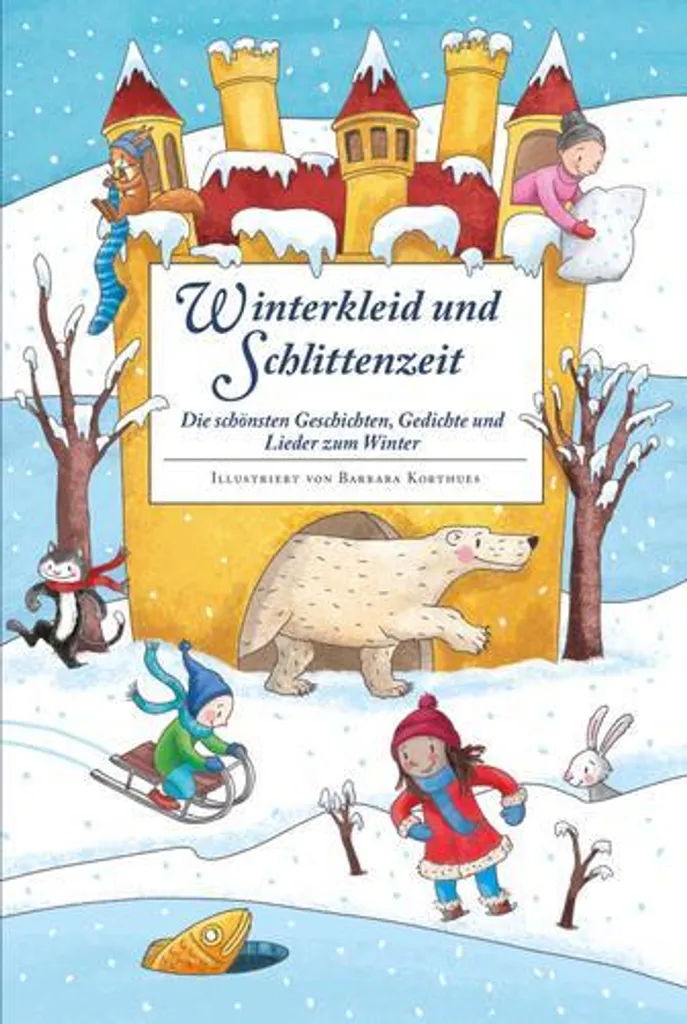 Livre de contes Winterkleid und Schlittenzeit pour activités d'hiver