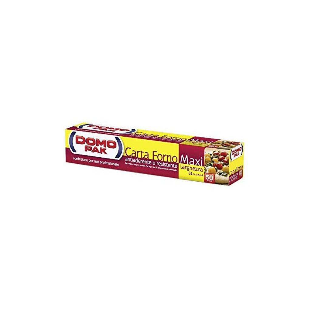 Domo Pak Bakpapier Maxi Antiaanbaklaag Duurzaam 50 m Translated to German:Domi Pak Papierschlauch Maxi Antiklebeband Nachhaltig 50 m