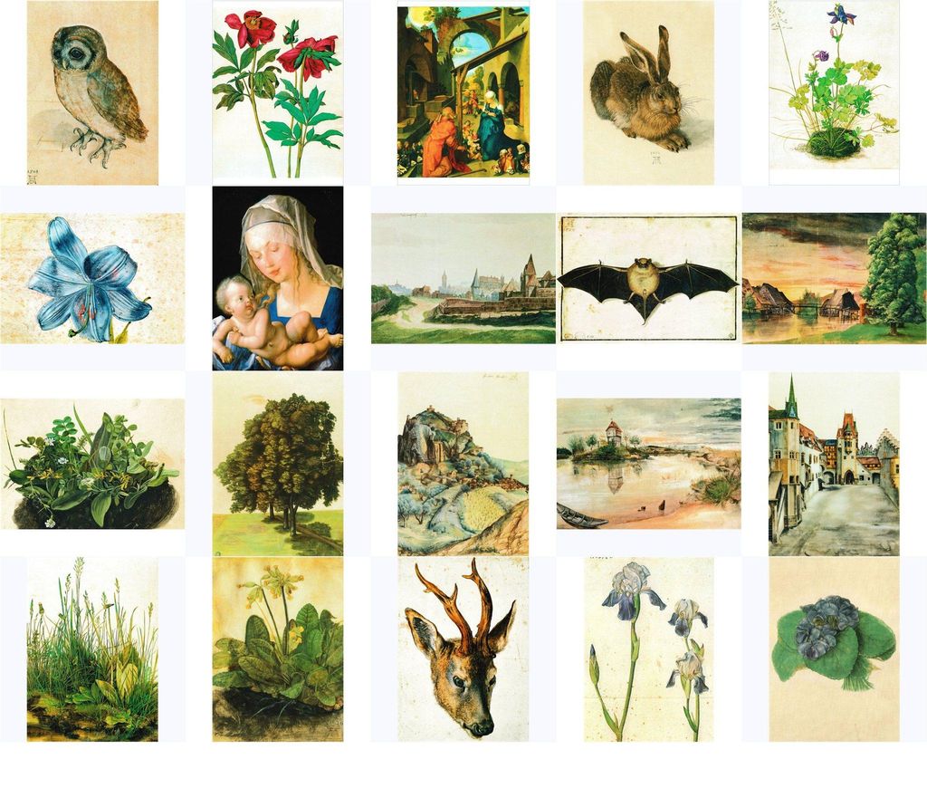 Kunstkarten-Topseller-Set Albrecht Dürer Produktbild 