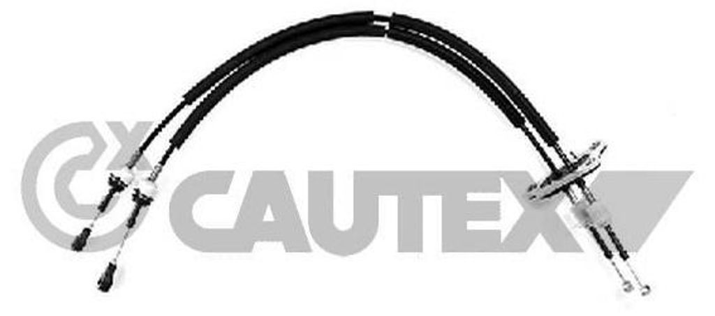 CAUTEX 772600 Seilzug Schaltgetriebe 1060/1000+1325/1290 1225/995+1235/972 1245/970 1254/950mm für FIAT QUBO (225)