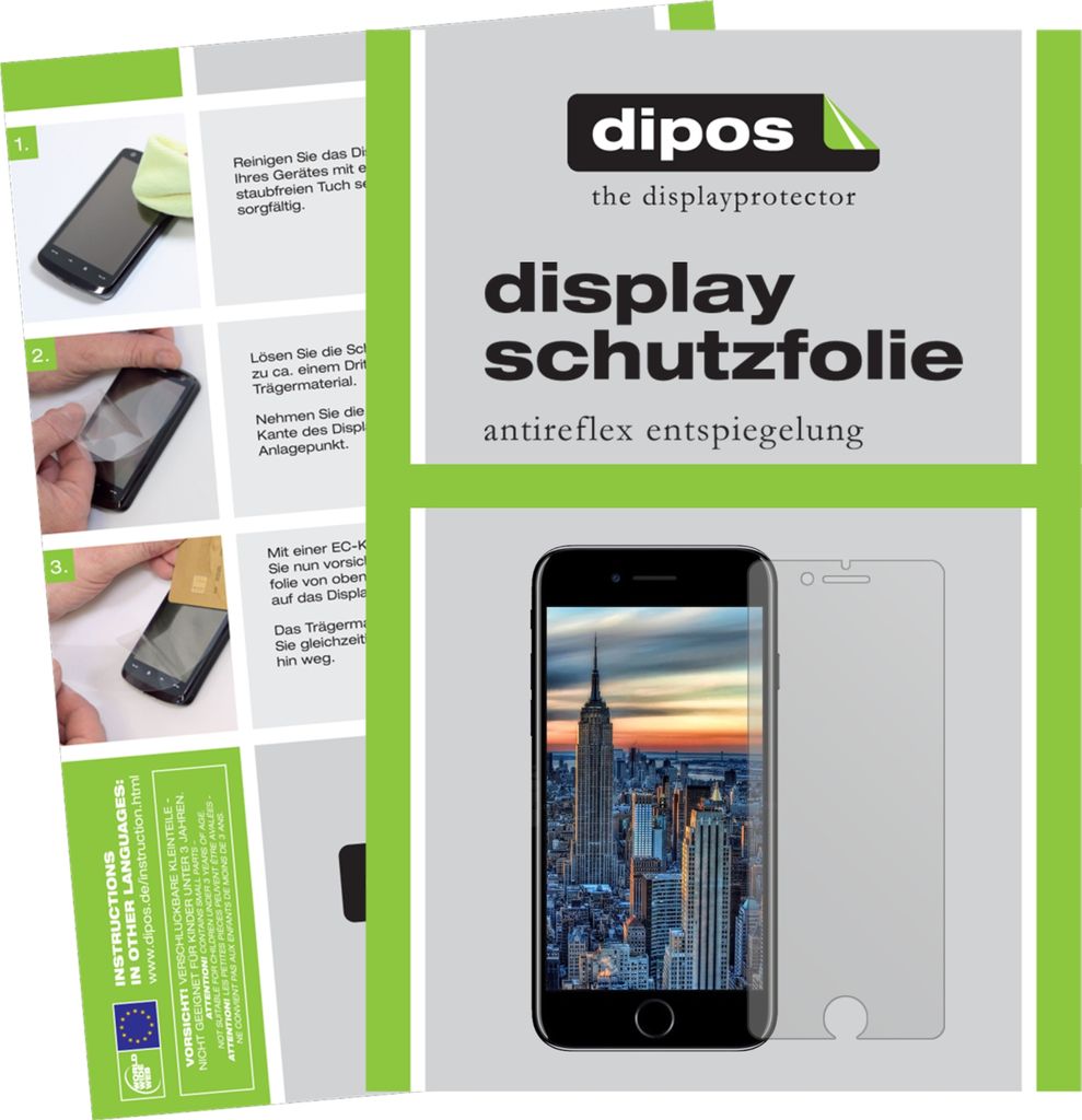 1x Schutzfolie für Apple iPhone SE 2 matt Displayschutzfolie Folie Display Schutz dipos