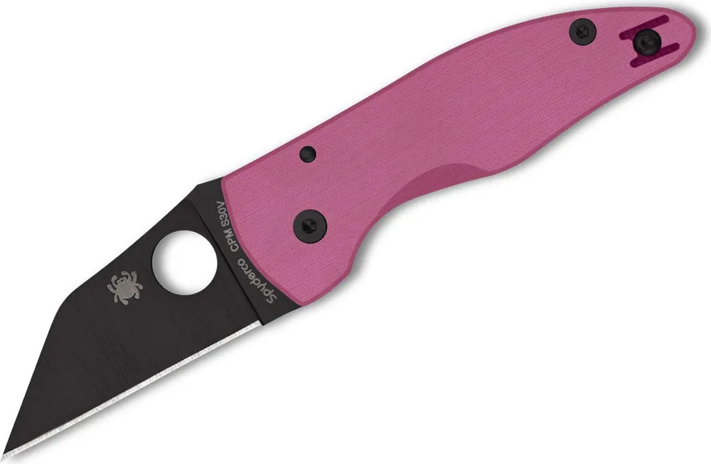 Spyderco MicroJimbo Pink G10 Black Blade C264GPNBKP Sprint Run USA