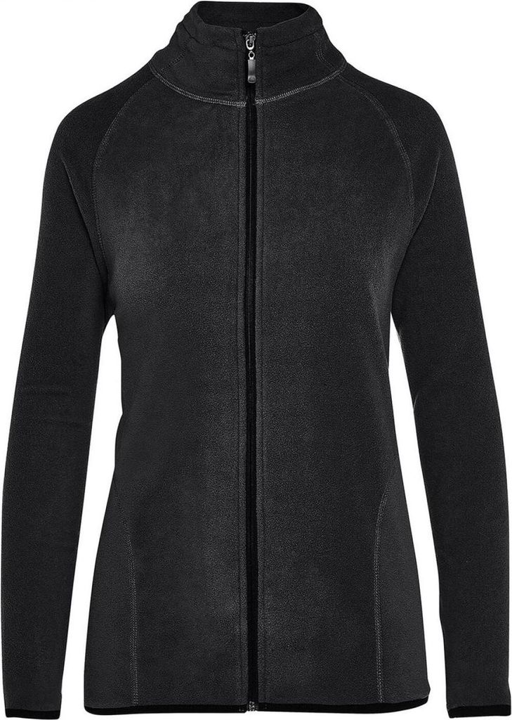 SG SGFleece-F | Ladies' Full Zip Microfleece Anti-pilling - Farbe: Dark Black - Größe: 3XL