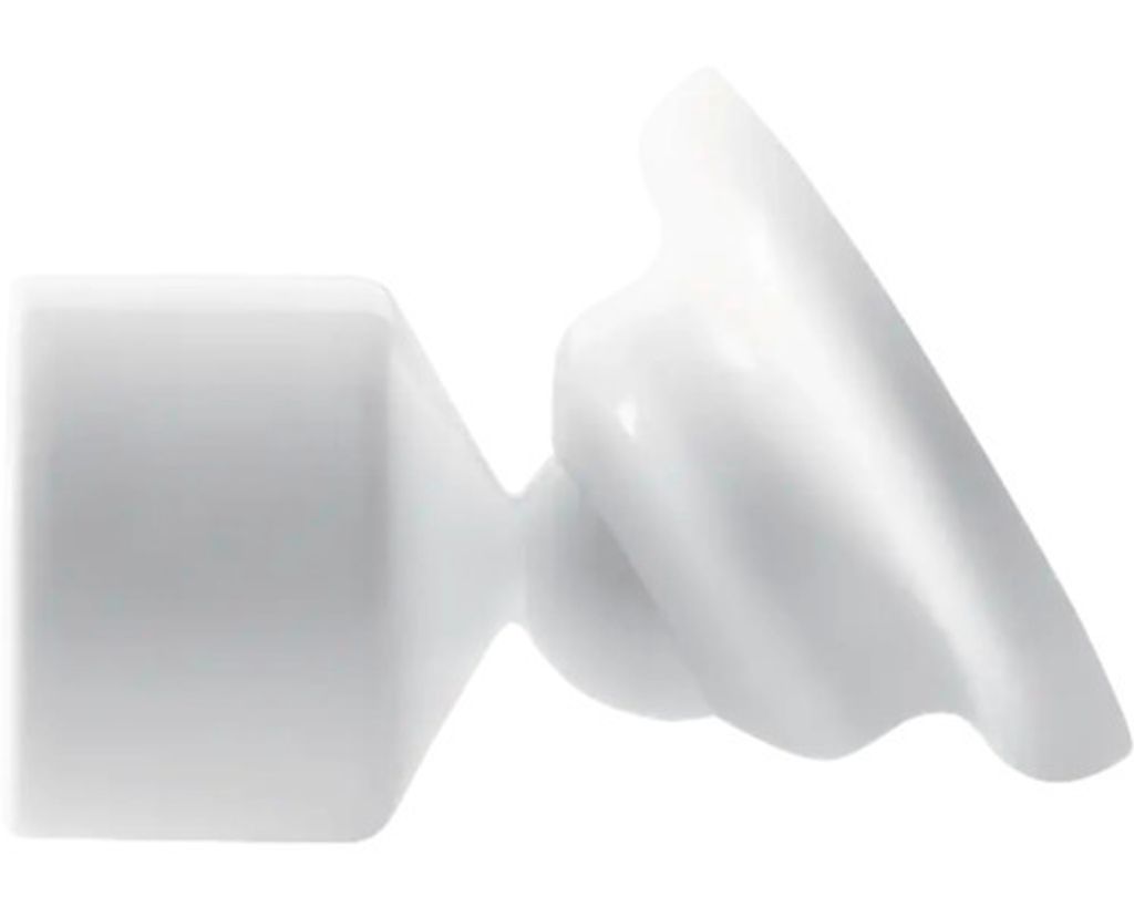 Halterung spirella Ø 25 mm weiß glänzend Produktbild 