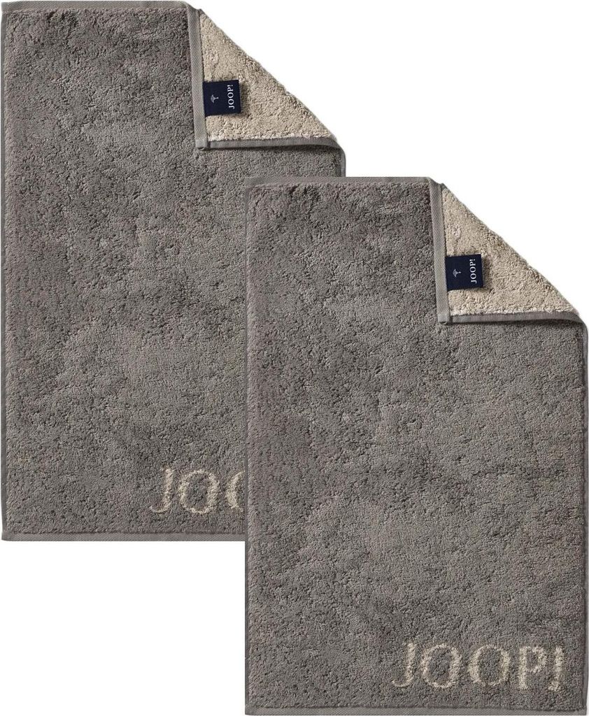 2 Stück Joop! Gästetuch Classic Graphit Taupe 1600-70 30x50 Produktbild 